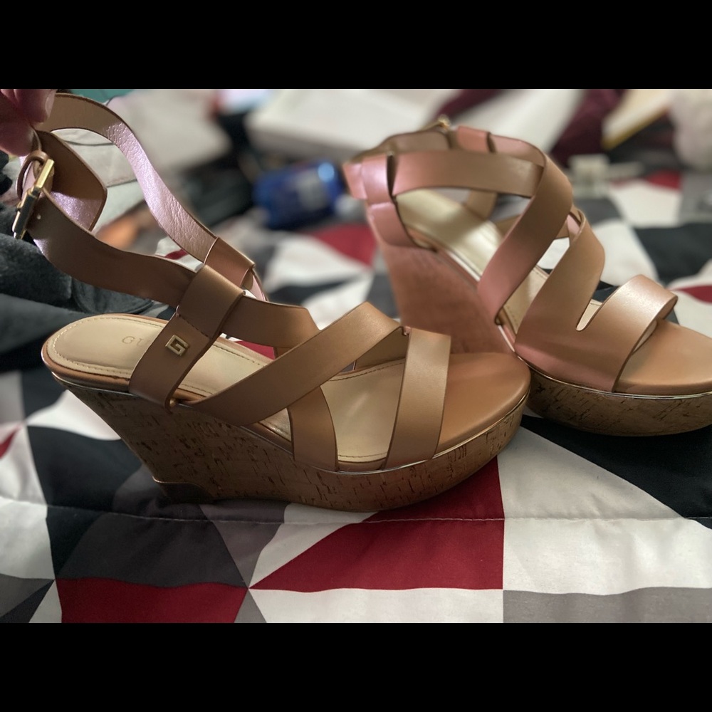 Tan wedges
